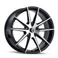 Kraze Turismo-Kr193 18X8 5X115 40Et 72.62Cb Black/Machined