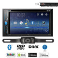 Pioneer AVH-221EX Multimedia DVD-Receiver with License Plate style Backup Recorder