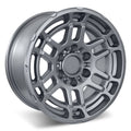 Set of 22 Matte Gunmetal 2022 Tac Pro Style Wheels for Toyota Tacoma, 4Runner, FJ Cruiser (22x9, 0mm Offset)