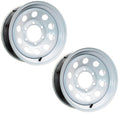 2-Pack Trailer Rim Wheel 15X6 6-5.5 White Modular 2830 Lb. 4.27 Center Bore