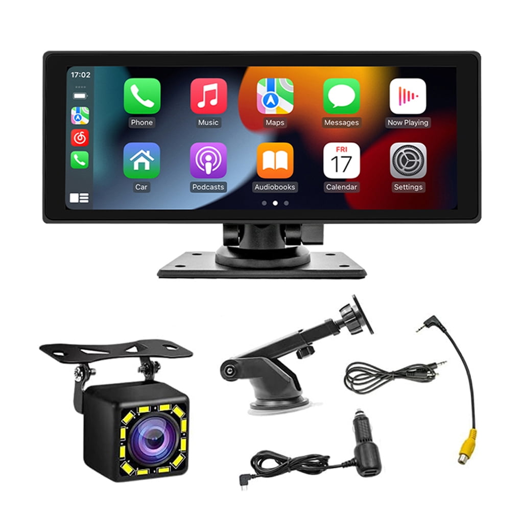unbranded Portable Automobile Play For Vehicle With Car-play Android Auto 10.26 HD IPS Screen Vehicle Radio 12LED Back Camcorder